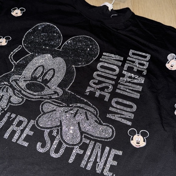 Black graphic short sleeve oversized t-shirt - Picture 5 of 5